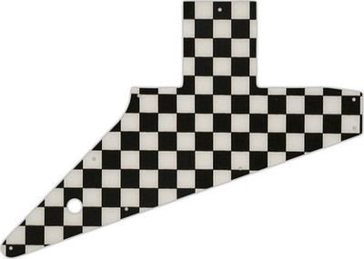 WD Custom Pickguard For Left Hand Gibson 2010-2018 Explorer #CK01 Checkerboar...