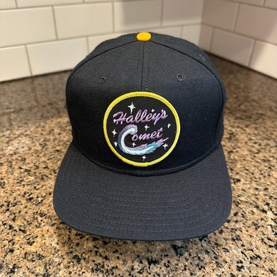Vtg 1986 New Era Halley's Comet Pro Model Snapback Hat Made in USA Deadstock
