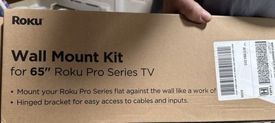 Roku TV 65'' Pro Series Wall Mount Kit  Brand New Unopened Box