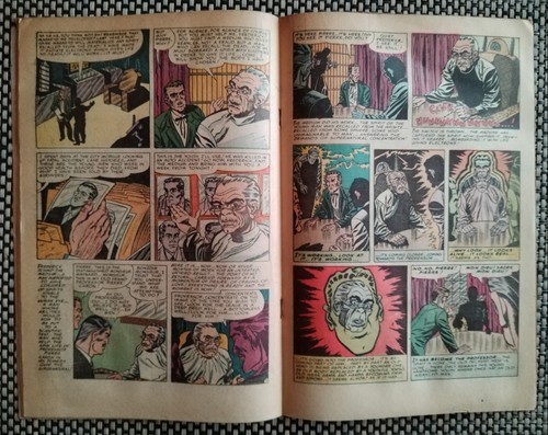 WEIRD MYSTERIES #10 1954 ARAGON GILLMORE PRE-CODE HORROR tales from the crypt EC - Afbeelding 4 van 11