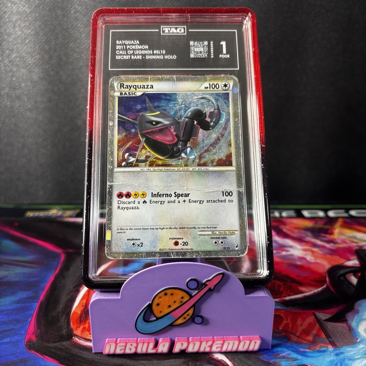 Buy Rayquaza (Shiny) SL10 Call of Legends Holo online | eBay