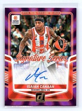 Isaiah Canaan 2024-25 Donruss EuroLeague #SS-CAN Auto Purple Laser Holo #/25