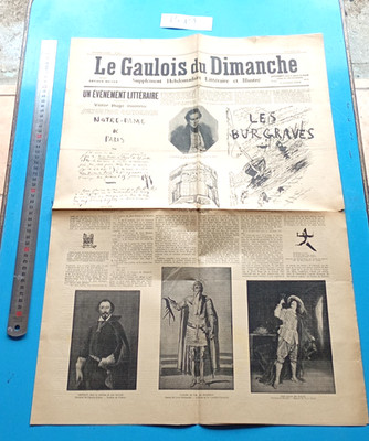 Zeitung Le Gaulois du Dimanche Nr. 401 Victor Hugo März 1905