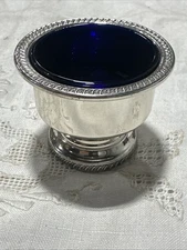 Sterling Silver M. Fred Hirsch Co. Mono H Master Salt Cellar - Antique c.1910s