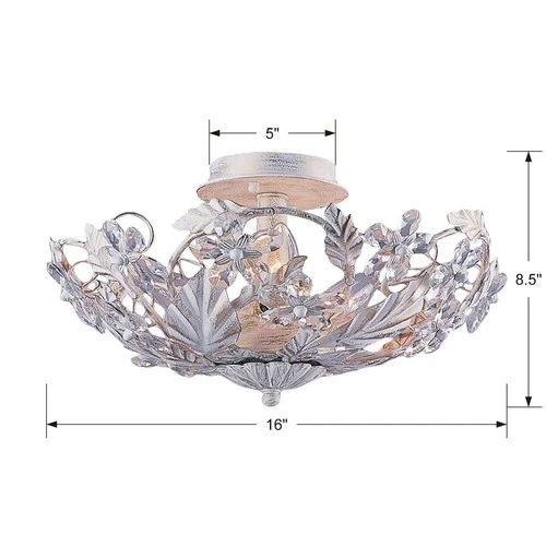 Crystorama Lighting - Six Light Ceiling Mount - Ceiling Mount - Sutton - 6 Light - Picture 4 of 4
