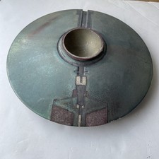 Sculture Studio Pottery possibly by Emili Biarnes Raber 32cm dia. Abstract Art.