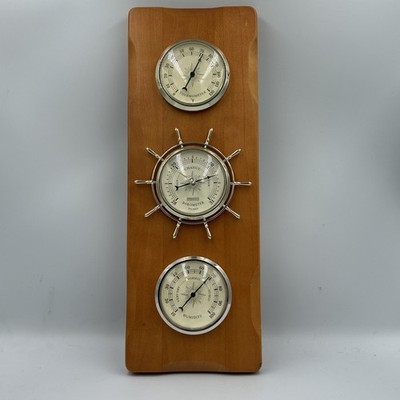 Springfield Nautical Weather Station Thermometer Barometer Hygrometer Wall Decor