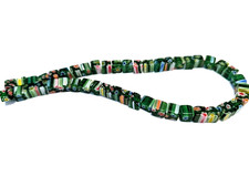 10MM Square Millefiori Beads, 45 Beads per Strand