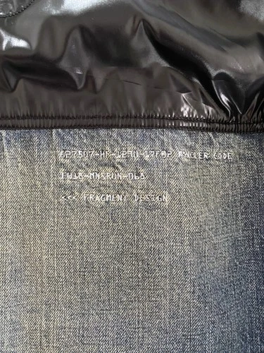 Moncler Genius x Fragment Shady Denim Down Jacket Hiroshi Fujiwara Men's 4 US XL image 13