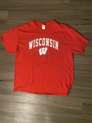 Red Wisconsin Badgers Gilman Tee Shirt