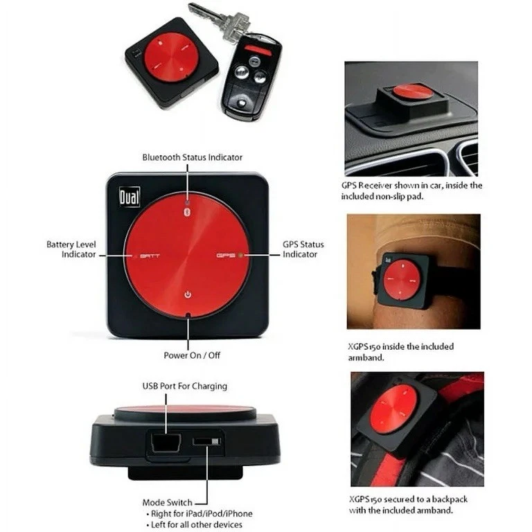 XGPS150A Multipurpose Portable Universal Bluetooth GPS Receiver | Wide Area A... - Image 2 of 4