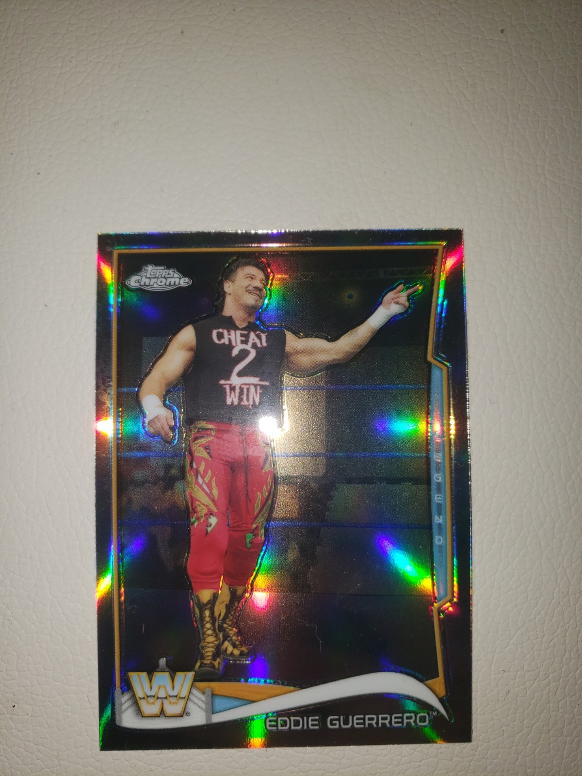 2014 WWE Topps Chrome REFRACTOR EDDIE GUERRERO ungraded #100 EDDY WWF