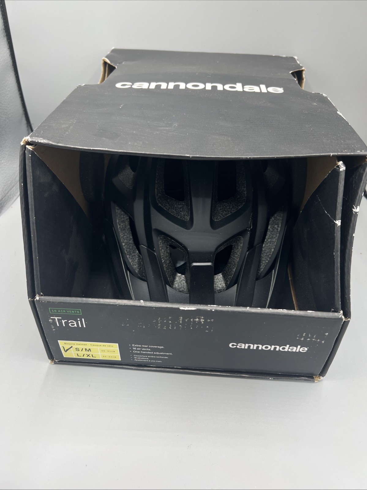 Cannondale Trail Adult Cycling Helmet Black Small/Medium