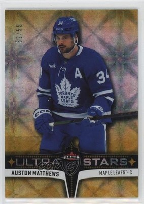 2024-25 Upper Deck Fleer Ultra Stars Gold 32/99 Auston Matthews #US-23 7fj