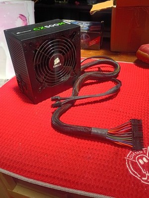 Corsair 500 W 20+4 Pin ATX Desktop Power Supply 75-002017