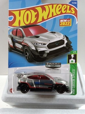 Hot Wheels ZAMAC 07 HW Green Speed Ford Mustang Mach-E 1400 O32