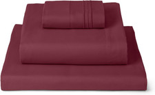 Twin Sheets Set - 3 PC Iconic Collection Bedding - Hotel Luxury, Extra Soft, Coo
