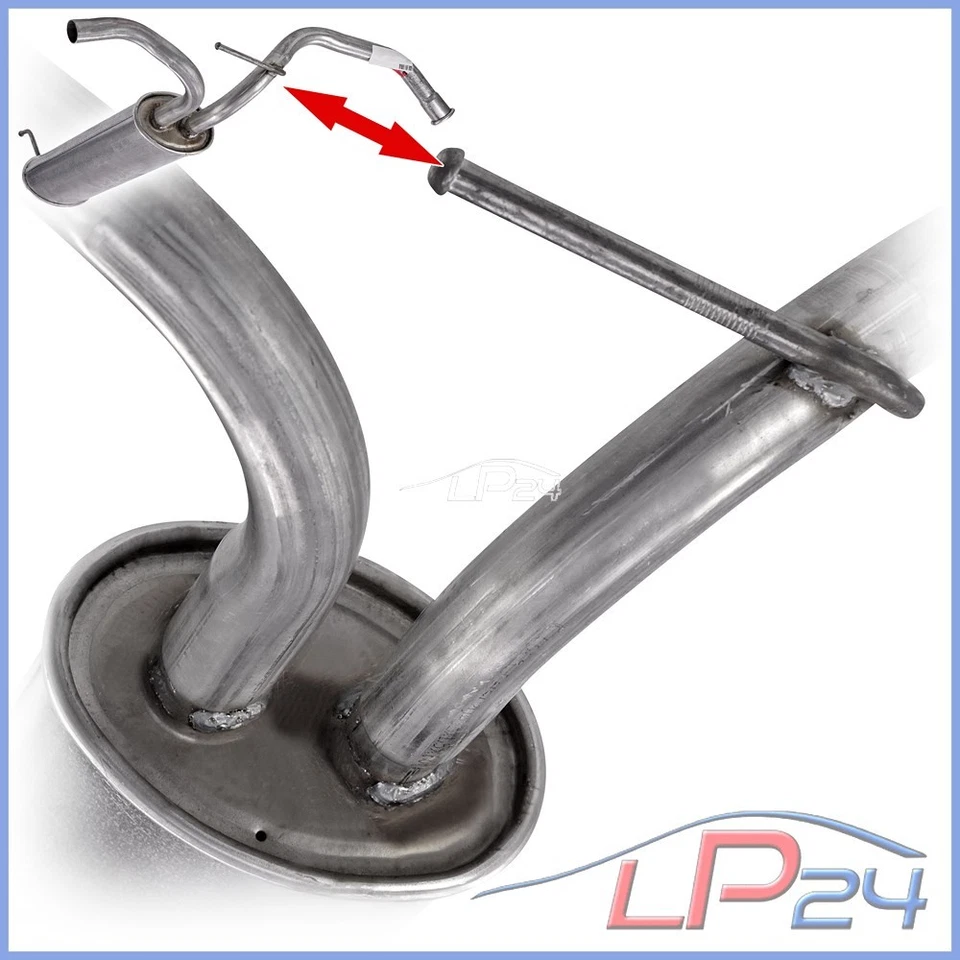 SILENCIEUX D'ÉCHAPPEMENT POUR CITROEN C1 1 1.0 BJ 05-14 - Photo 3/4