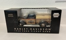 Harley Davidson Dealer Exclusive Limited 1940 Ford Pickup Diecast Coin Bank