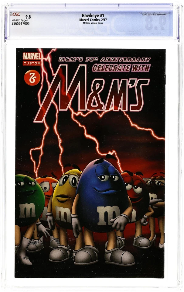 Hawkeye 1XF McKone ICX Variant CGC 9.8 2017 3965617005 Foto 2 de 2