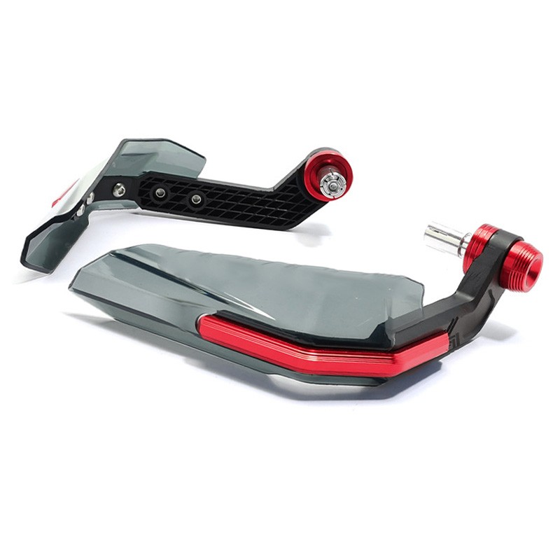 RED Motorcycle Handguard High Strength Impact Resistant Handlebar Wind Deflector