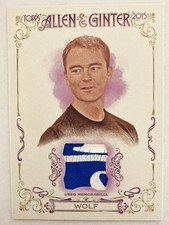 2015 Topps Allen & Ginter #FSRA-RW ROBB WOLF Relic 2-Color Nutritionist
