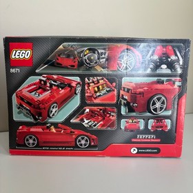 Lego Ferrari 430 Spider 1:17 8671 Racers Brand New Sealed Set 559 Pieces Vintage