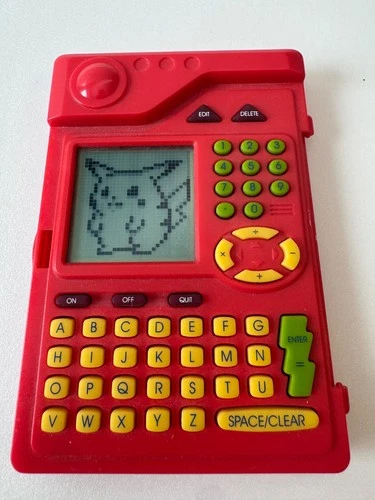 Pokémon Pokedex 1998 Tiger Electronics Toy Vintage, Tested Working, Missing Door