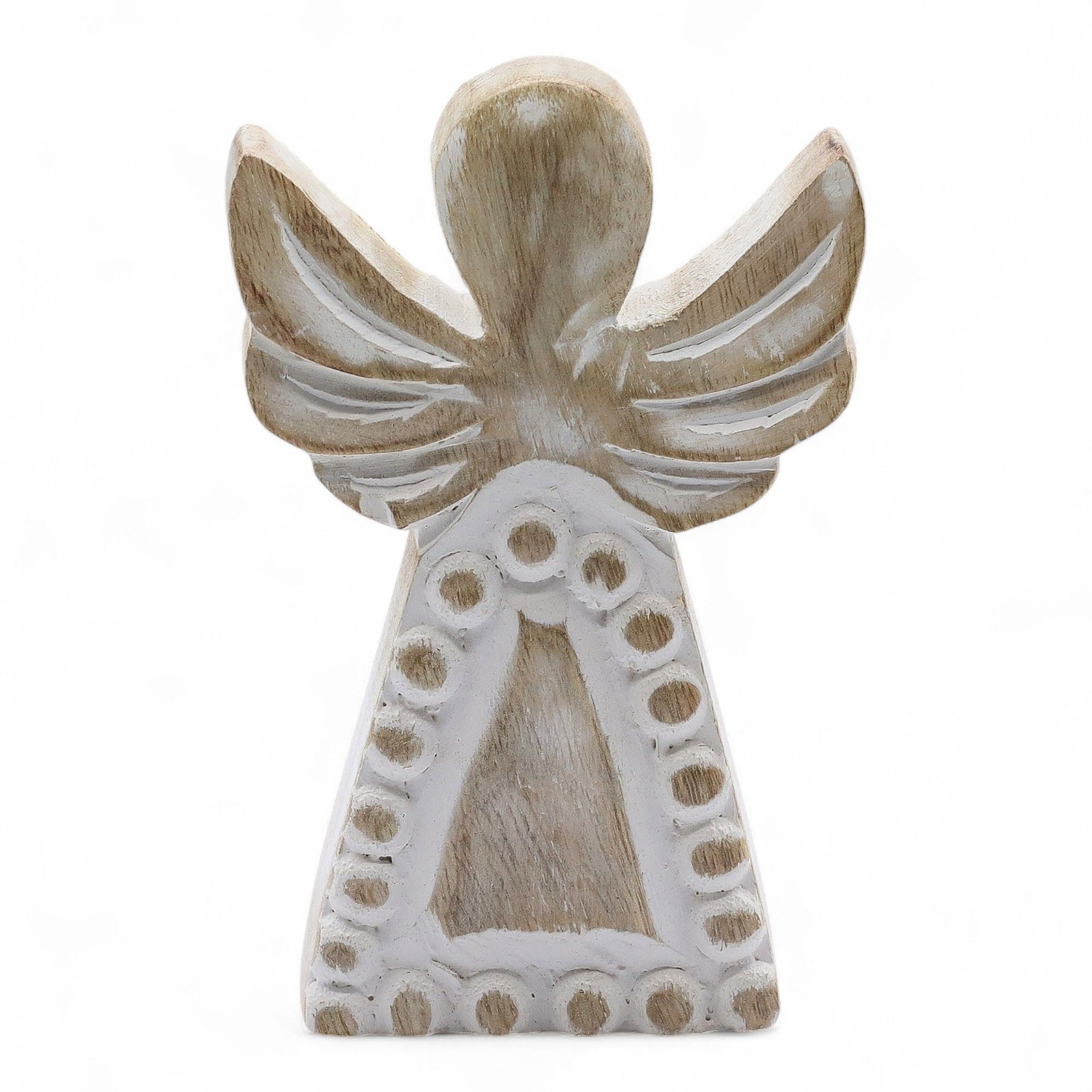 Serenityy Unisex White Mango Wood Angel - Wash In - Image 2