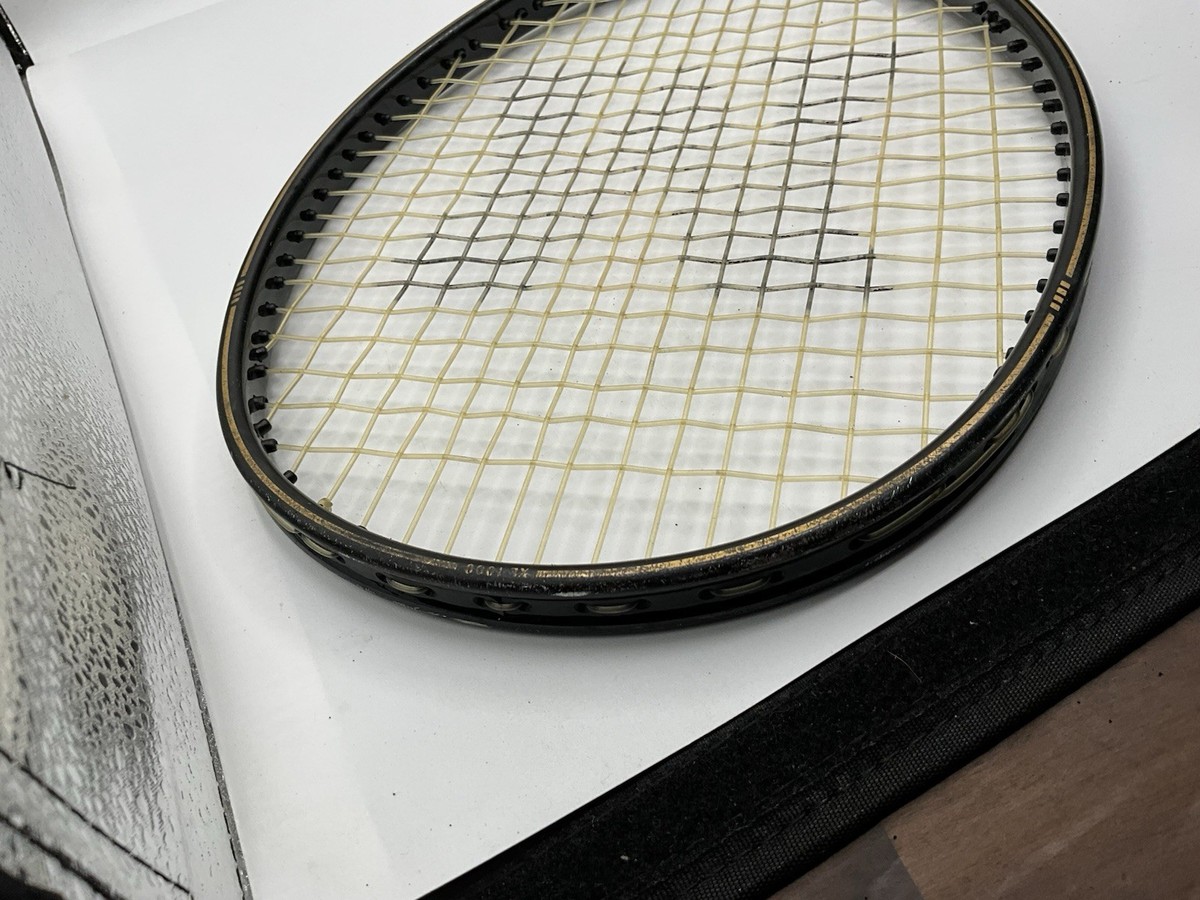 Vintage MacGregor XL 1000 Midsize Tennis Racket With Zippered