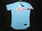 Authentic Texas Rangers Elite Flex Base Alternate Light Blue Jersey 44 Reg.$347