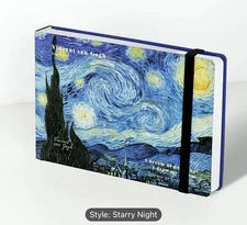 6 x 8.5 50 Sheet Van Gogh Starry Night 160 g Sketchbook BARGAIN NEW Ship Incl