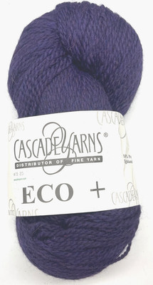 Cascade Yarns Eco+ Wool   250g Skein   Deep Purple   Chunky   100% Peruvian Wool