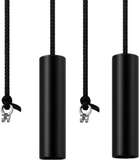 Zcrprn Bathroom Pull Cord,Pull Cord Handle,2 Pcs Black Shower Pull Cord Switch