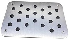 Universal Car Truck Floor Mat Aluminum Alloy Carpet Heel Pad Plate Foot Pedal