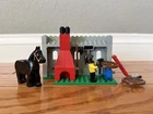 Vintage 1984 LEGO 6040 Castle Lion Knights Blacksmith Shop 100% Complete