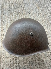 Elmetto M33 guscio ww2 riutilizzo rivetti Primo tipo rsi Guerra Spagna Rei ww1