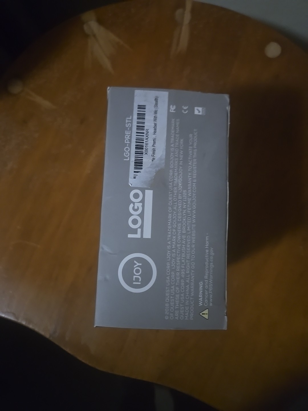 IJOY PREMIUM BT WIRELESS HEADSET W/ MIC MATTE FINISH. 