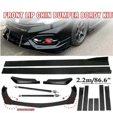 Front Bumper Lip Spoiler Splitter Car Body Rear For Honda Civic Sedan
