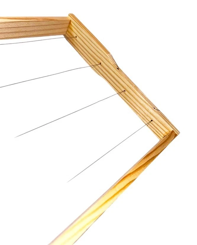 144×DNM-Rähmchen fertig gedrahtet mit Messingösen - Bild 3 von 4