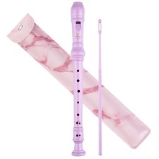 Soprano Recorder 8-Hole Instrument for Beginners Kids Students, Baroque Style...