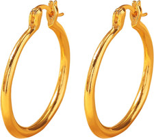 14K Gold & Diamond Zircon Dangle Earrings - Hypoallergenic Silver Jewelry