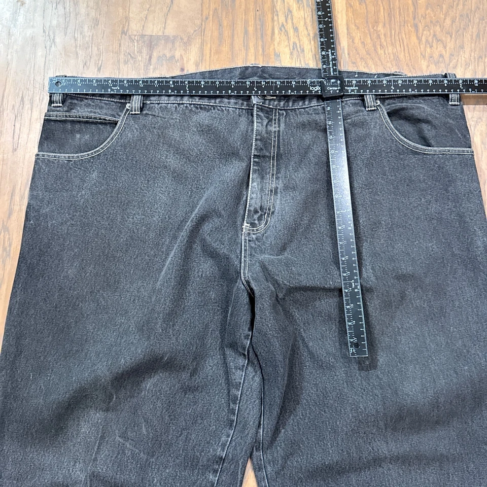 Vintage Rocawear Jeans Mens 54 Big Black Denim Pants Relaxed Carpenter Pockets - Image 2 of 4