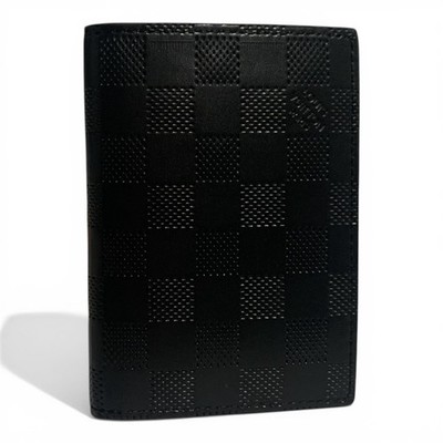 Louis Vuitton Damier Graphite Passport Holder Wallet Black | Pre-Owned |