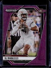 2025 Panini Prizm Draft Picks DJ Uiagalelei RC Purple Wave Rookie #34 Seminoles