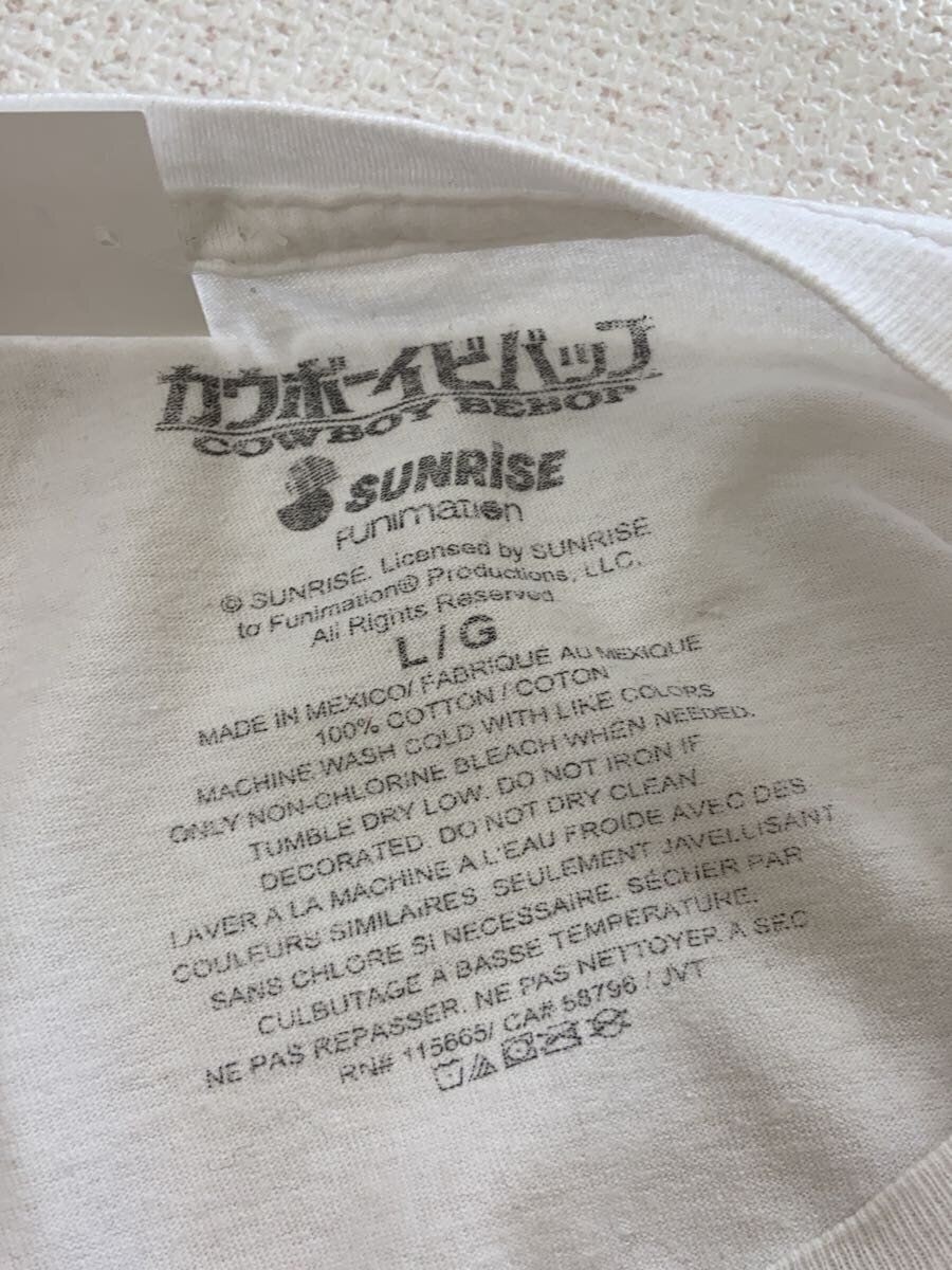 ALTRA T shirt altre marche anni 00 COWBOY BEBOP bomboniera San Valentino L cotone stampa WHT usata