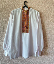 Men's Shirt "Ukrainian Vyshyvanka Tradition" Embroidered Shirt