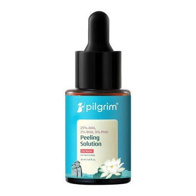 Pilgrim 25% AHA + 2% BHA + 5% PHA Peeling Solution For Tan Removal - 30ml