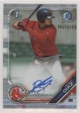 2019 Bowman Chrome Prospects Auto Refractor 280/499 Danny Diaz #CPA-DD Auto uk2
