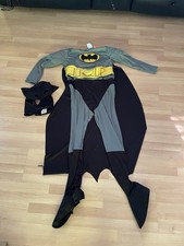 Kids Batman Costume With Cape And Cowl Medium/Size 10 